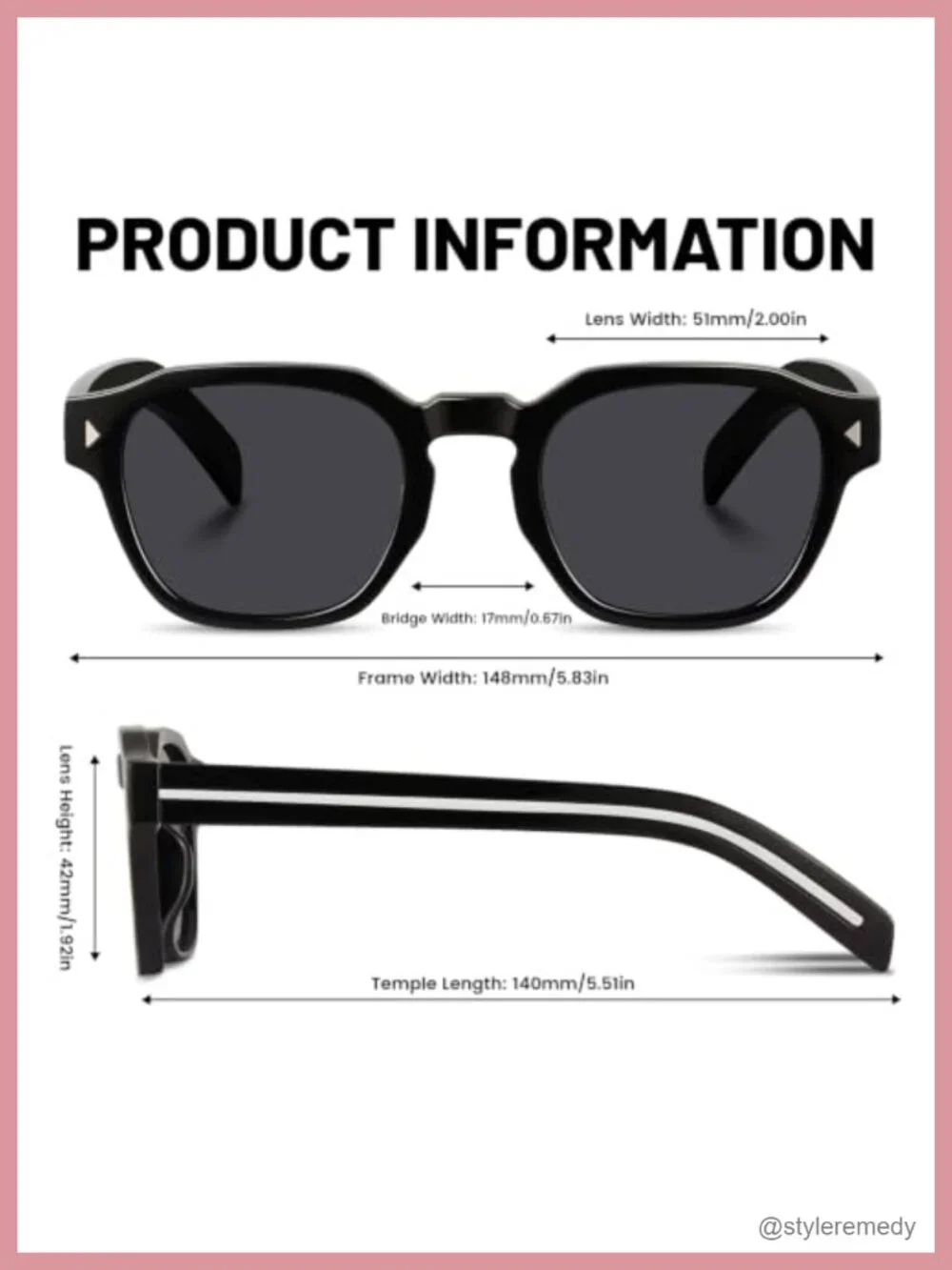 Retro Square Sunglasses for Women Men Vintage 70S Style Round Shades UV